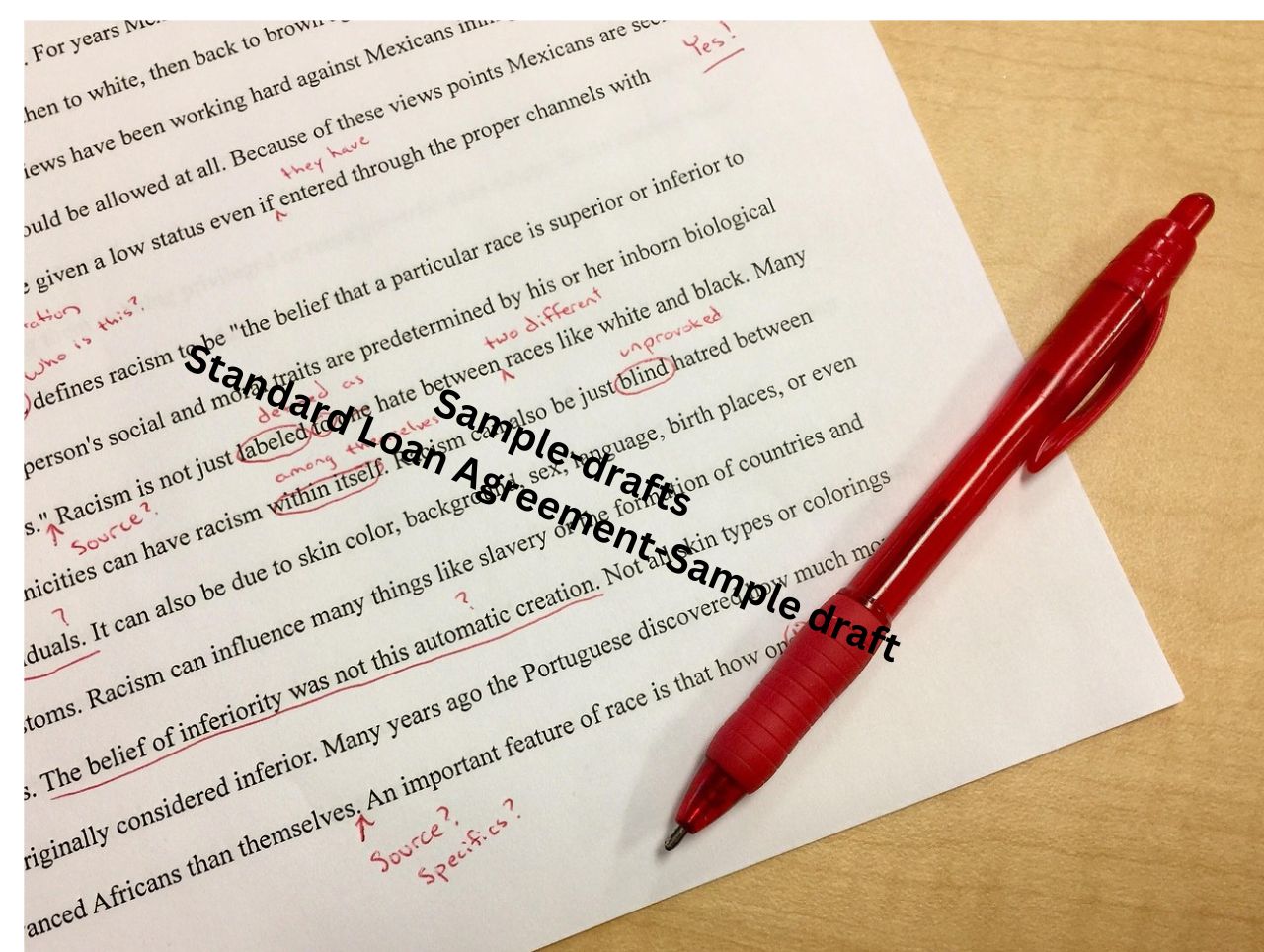 Standard Loan Agreement-Sample draft